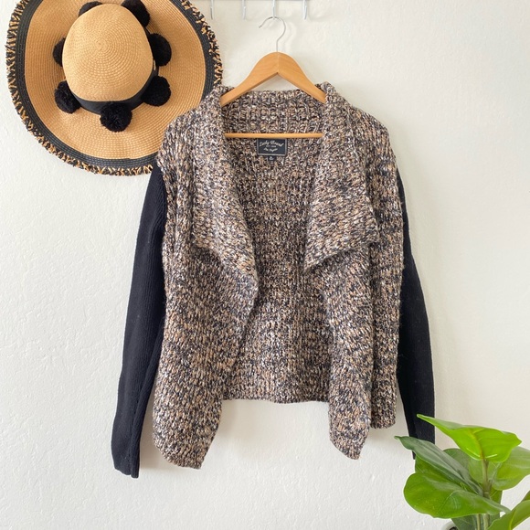 Lucky Brand Sweaters - 🍁🍂 Lucky Brand Chunky Knit Open Front Drape Cardigan 🍁🍂